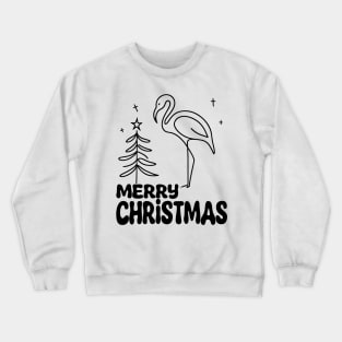 Flamingo Christmas Crewneck Sweatshirt